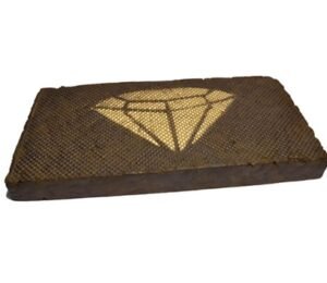 Moroccan Gold Stamp Diamond Hash