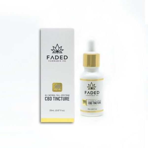 Faded Cannabis Co 500mg CBD Tinctures DE