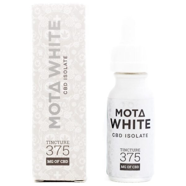 MOTA – White CBD Tincture DE (375mg CBD)
